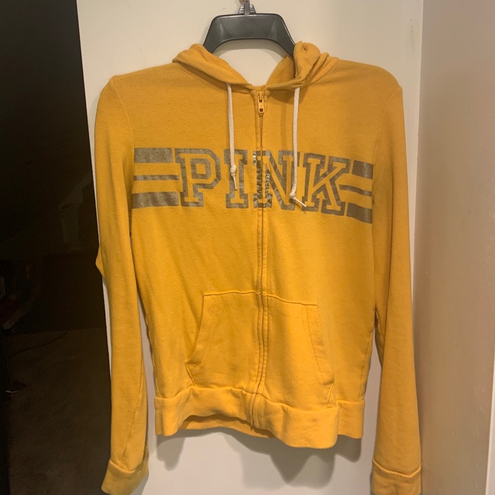 Yellow Victoria Secret Hoodie